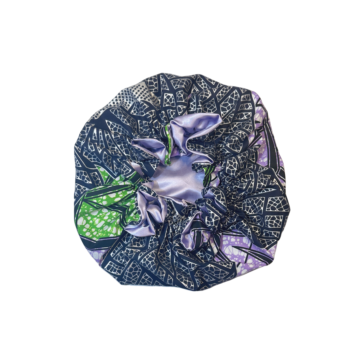 Adult African Print Flare Bonnet