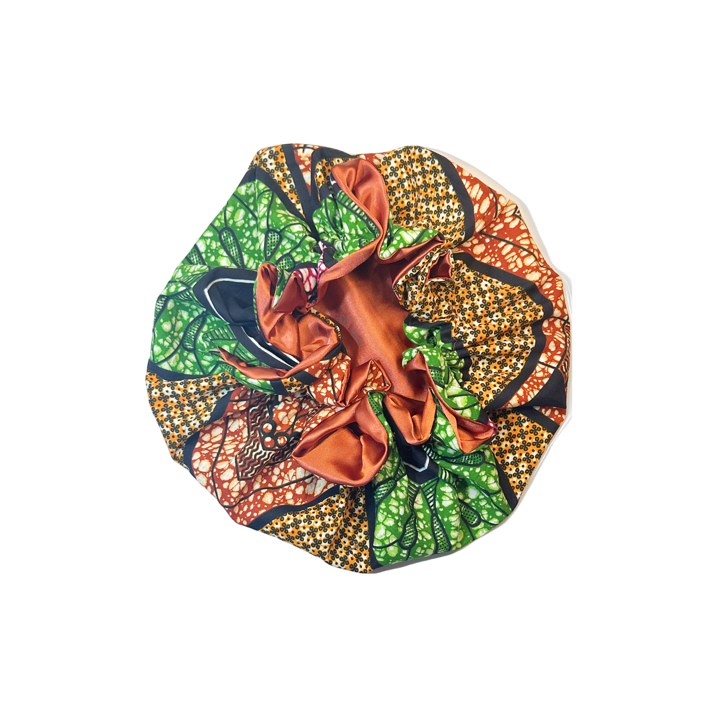 Adult African Print Flare Bonnet