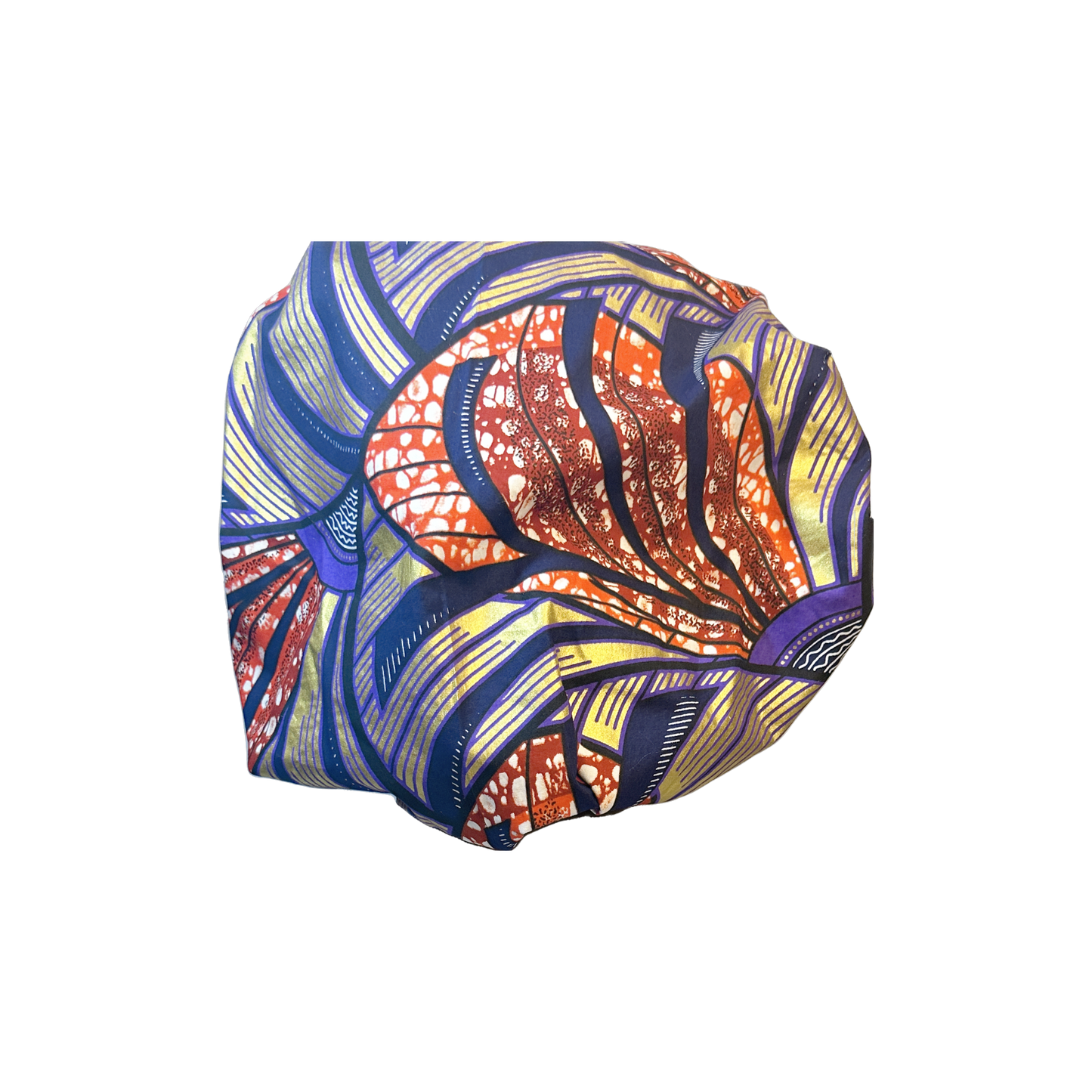Adult African Print Flare Bonnet