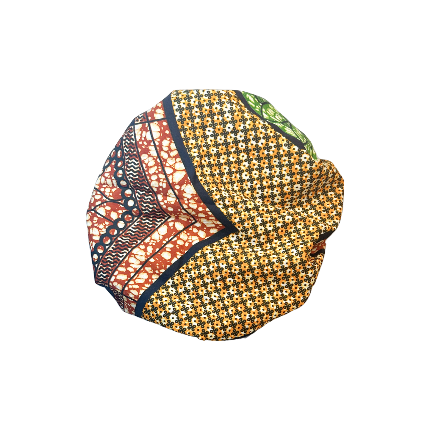 Adult African Print Flare Bonnet