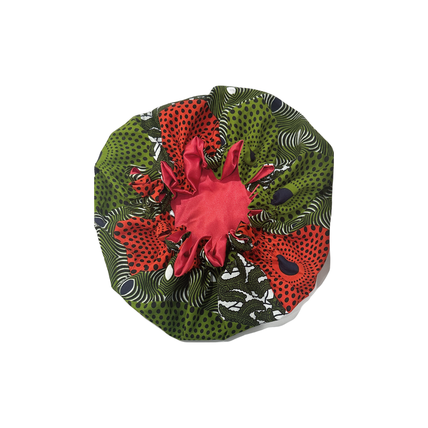 Adult African Print Flare Bonnet