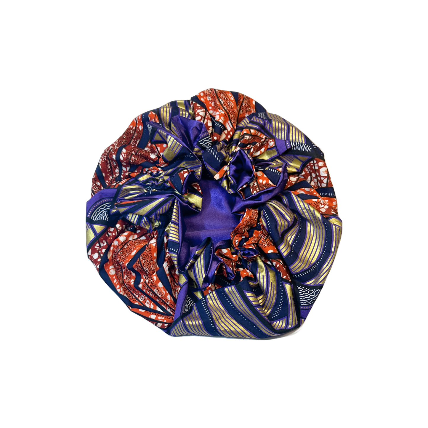 Adult African Print Flare Bonnet