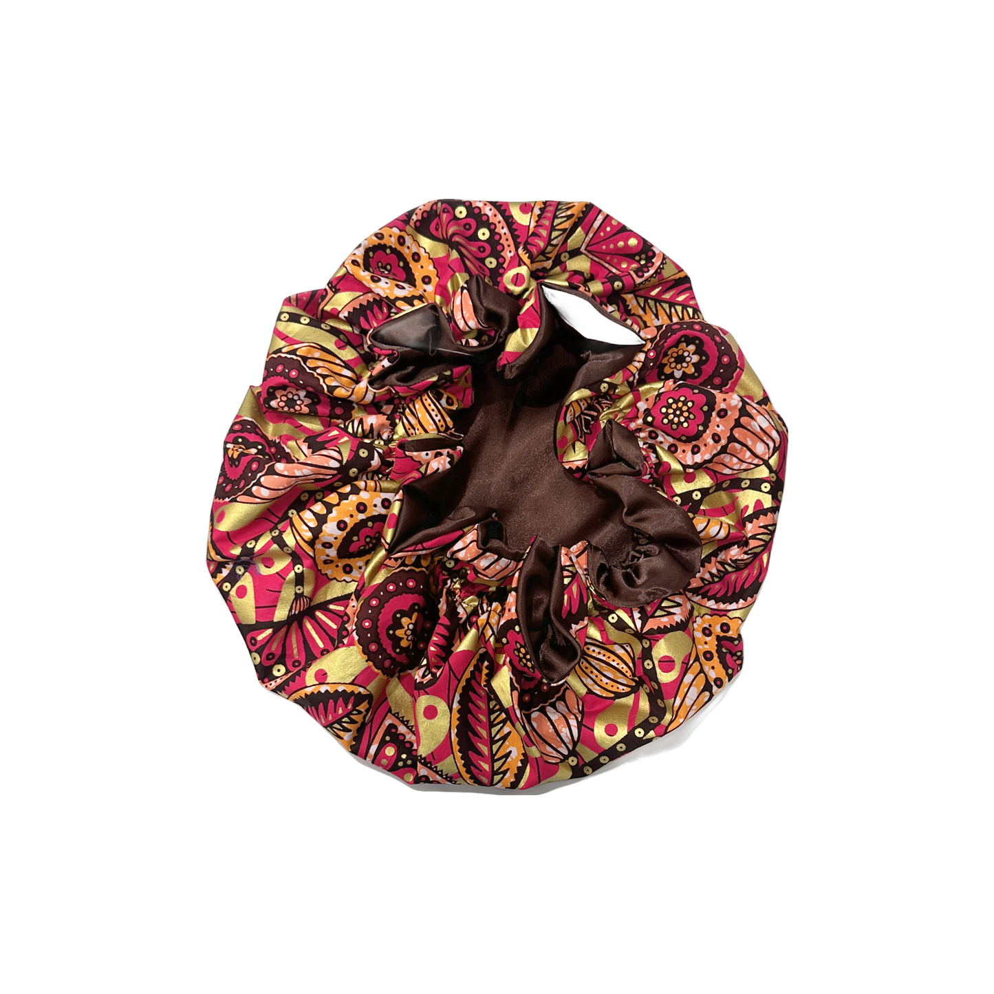 African Print Flare Bonnet