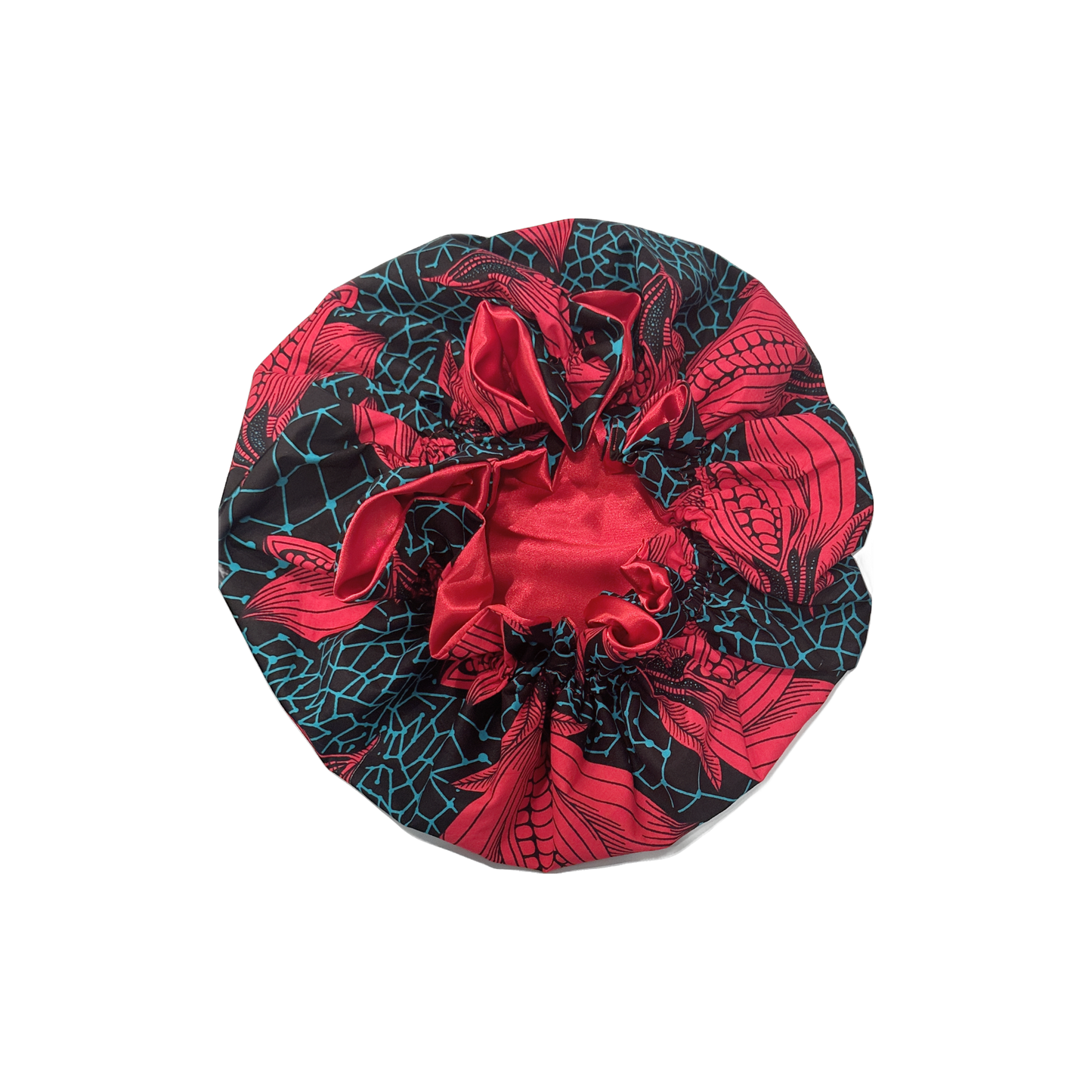 Adult African Print Flare Bonnet
