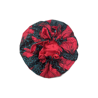 Adult African Print Flare Bonnet