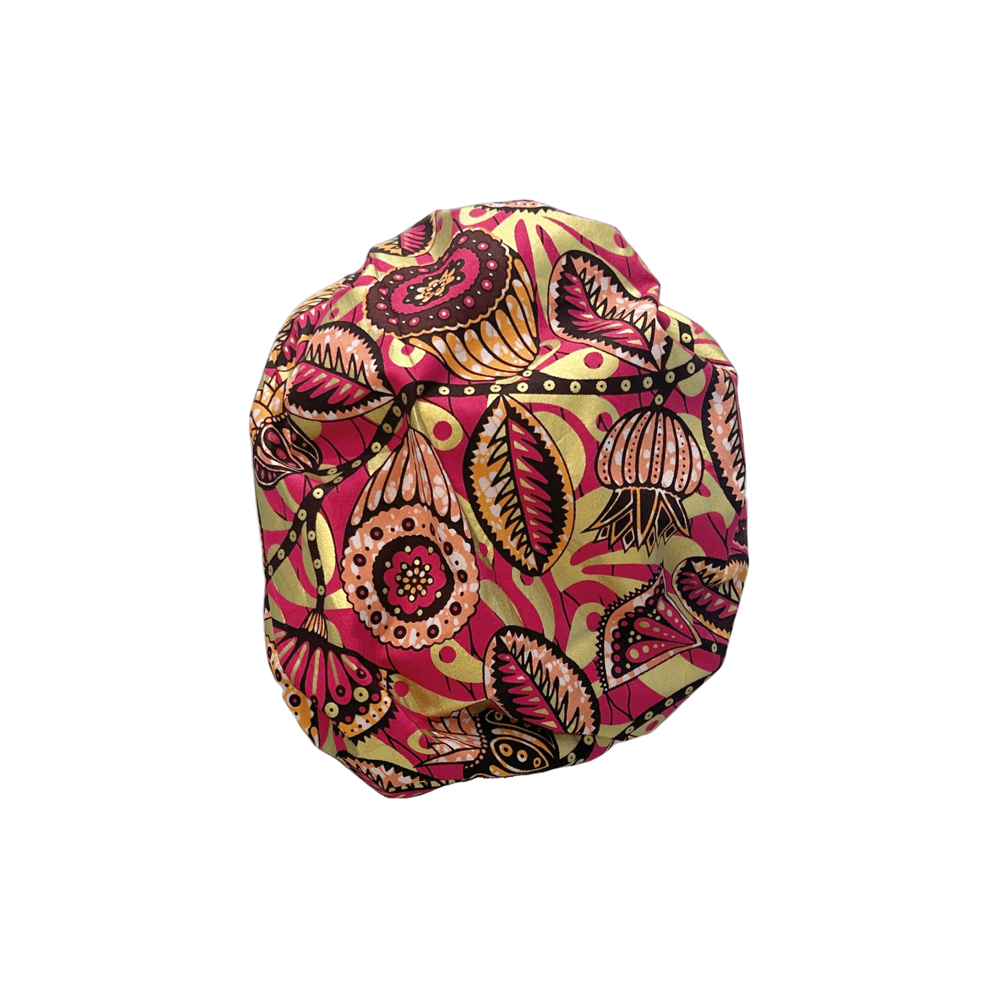 African Print Flare Bonnet