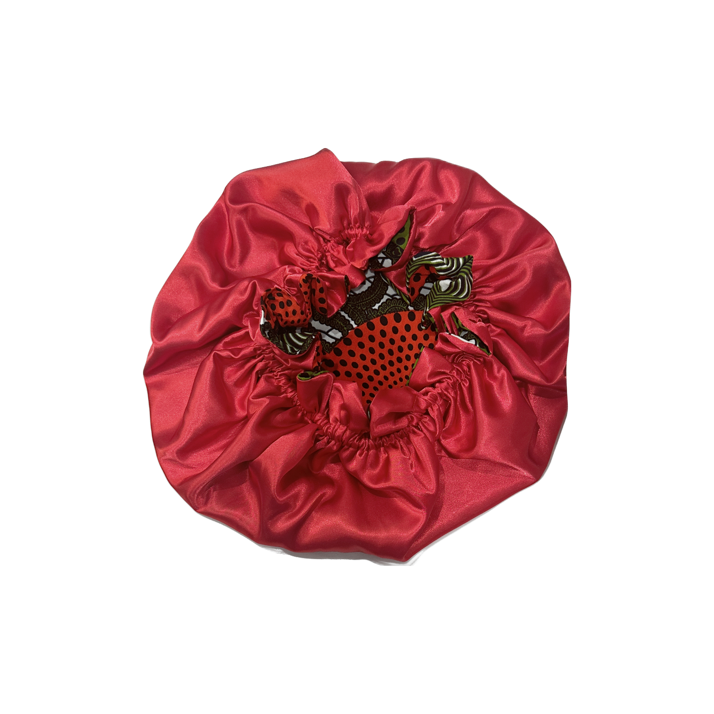 Adult African Print Flare Bonnet