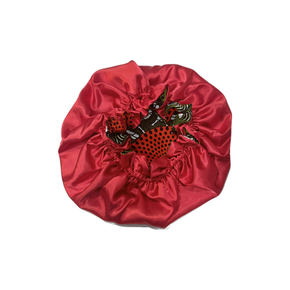 Adult African Print Flare Bonnet