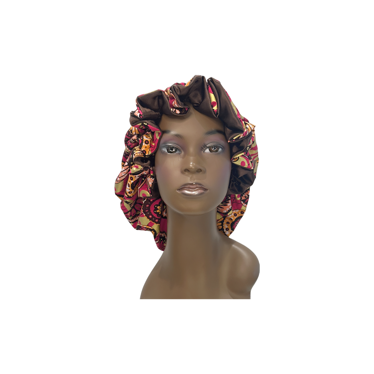 African Print Flare Bonnet