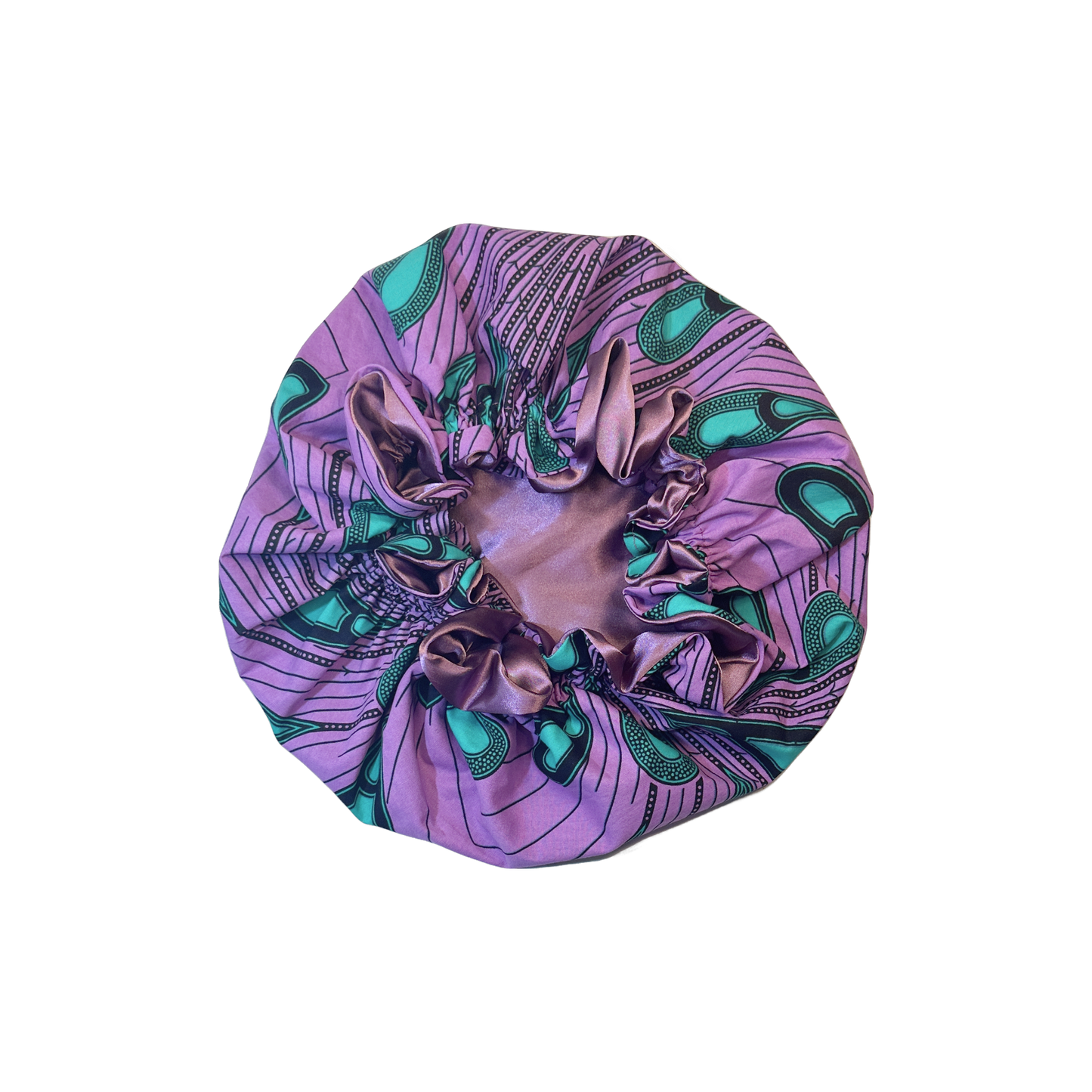 Adult African Print Flare Bonnet