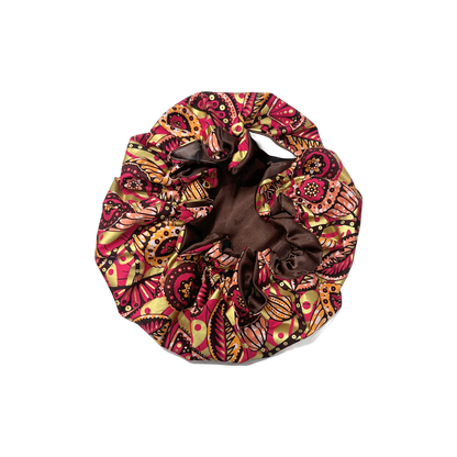 African Print Flare Bonnet