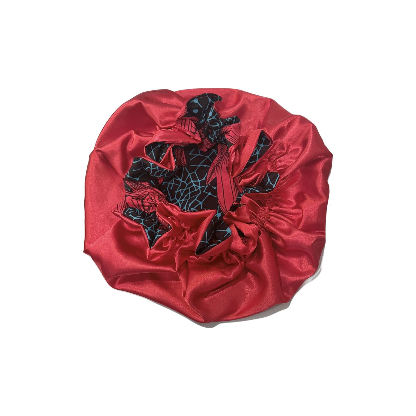 Adult African Print Flare Bonnet