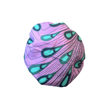 Adult African Print Flare Bonnet