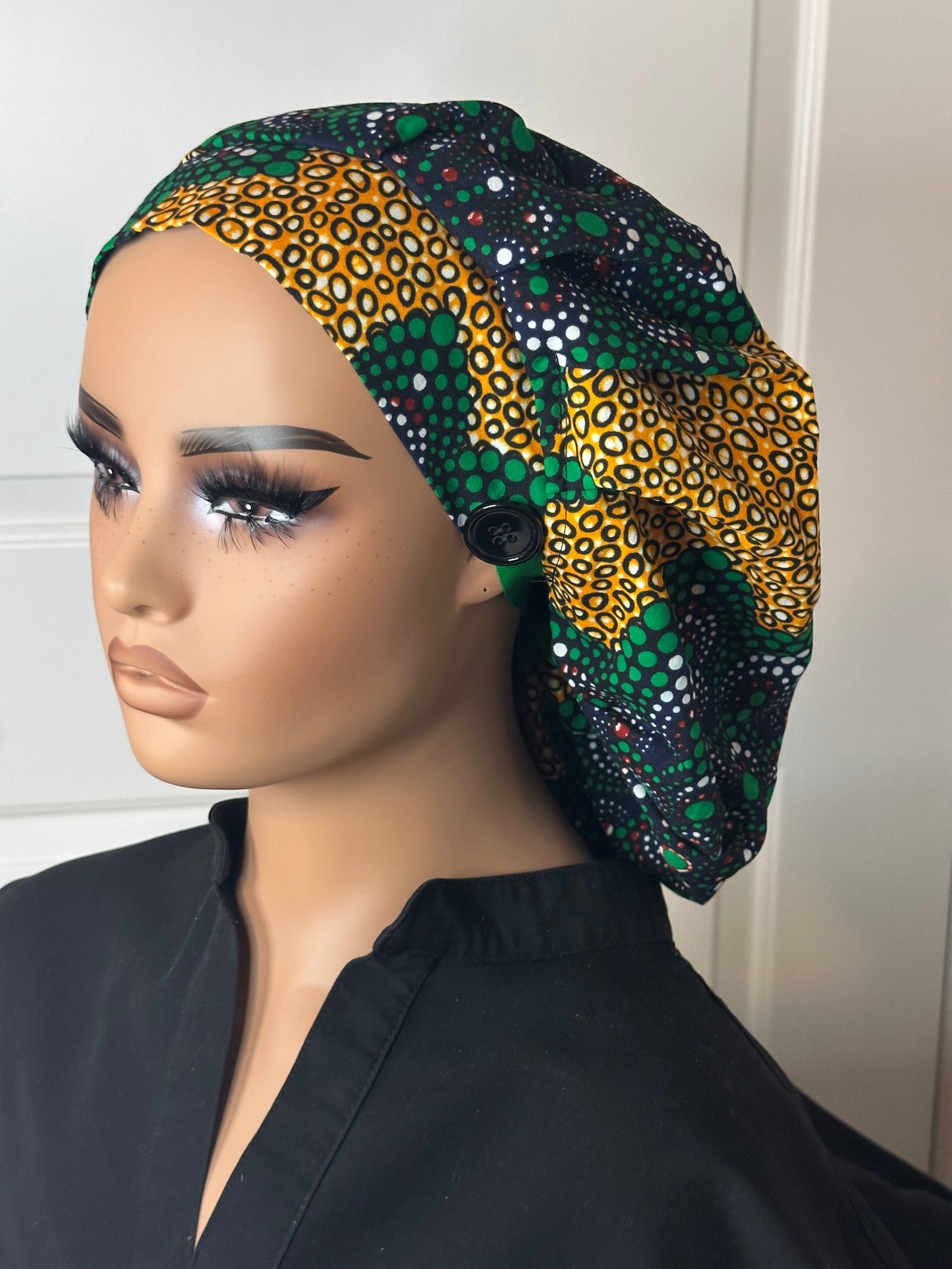 Small Pleated Scrub Cap
