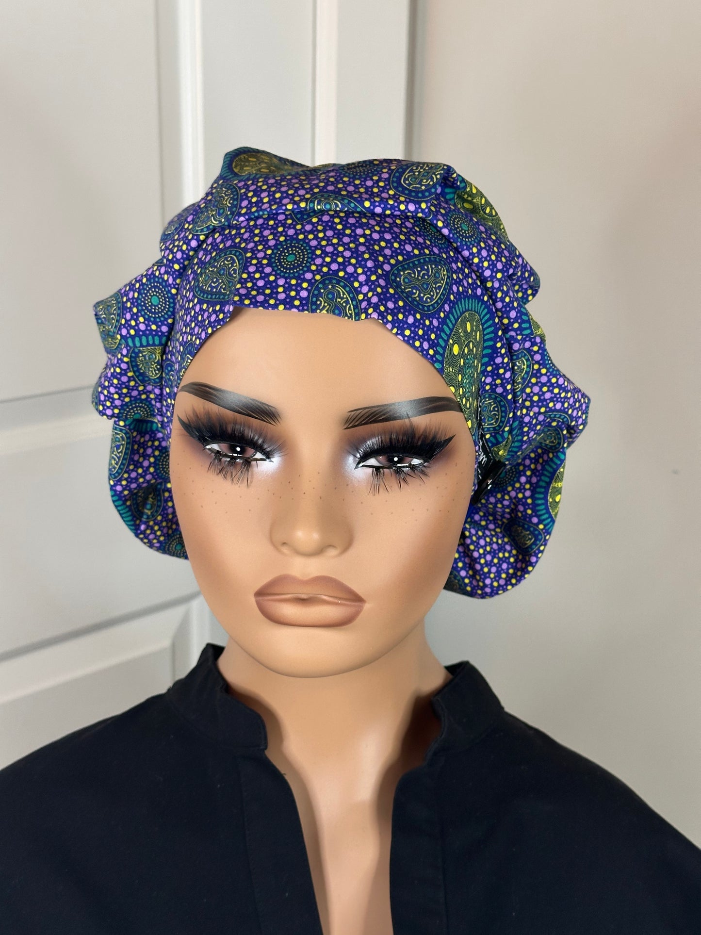 Small Pleated Scrub Cap