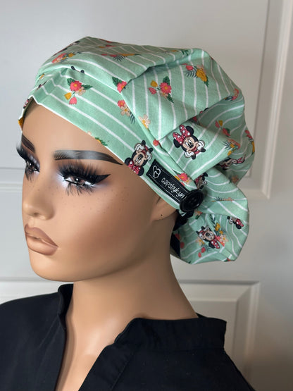 Small Pleated Scrub Cap
