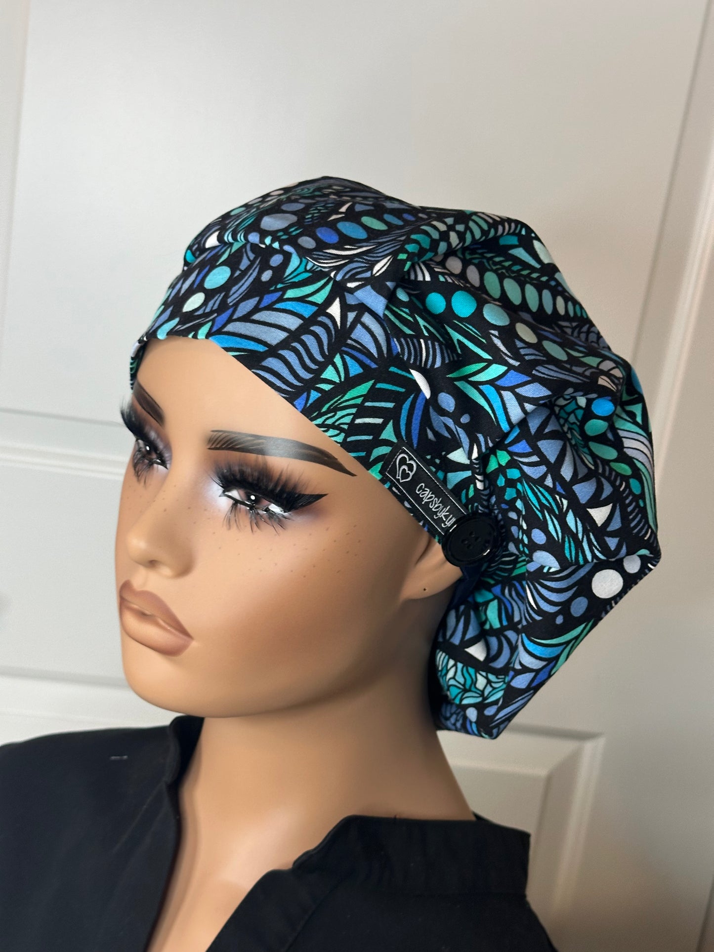 Small Pleated Scrub Cap