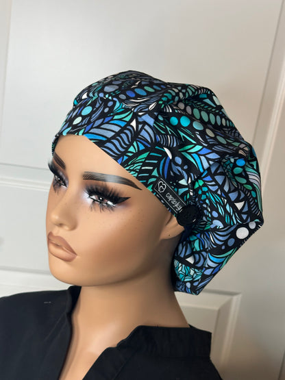 Small Pleated Scrub Cap