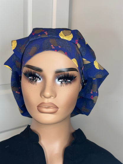 Small Pleated Scrub Cap