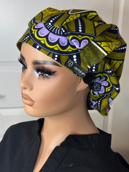 Small Pleated Scrub Cap
