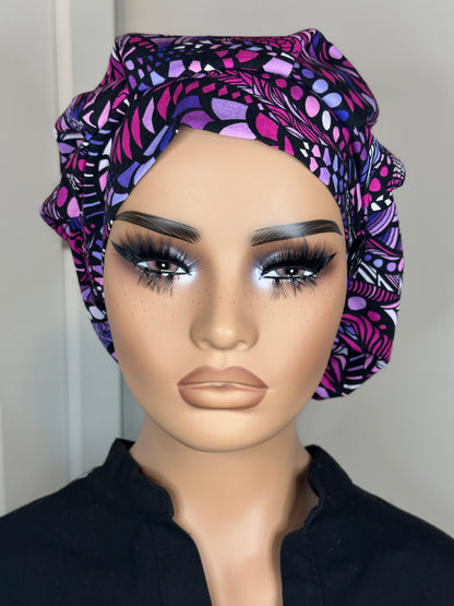 Small Pleated Scrub Cap