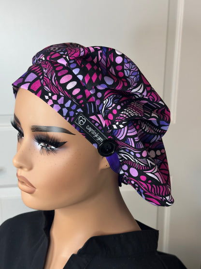 Small Pleated Scrub Cap